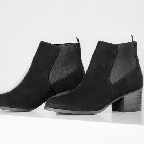 Block Heel Ankle Boots